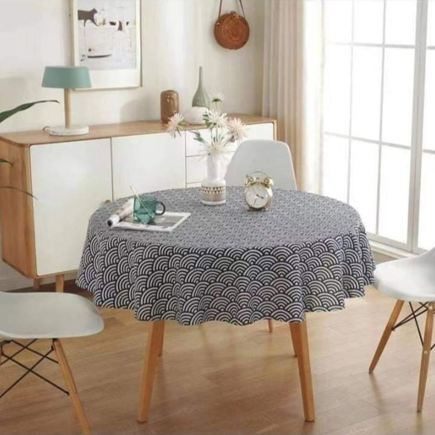 Cotton round table cloth