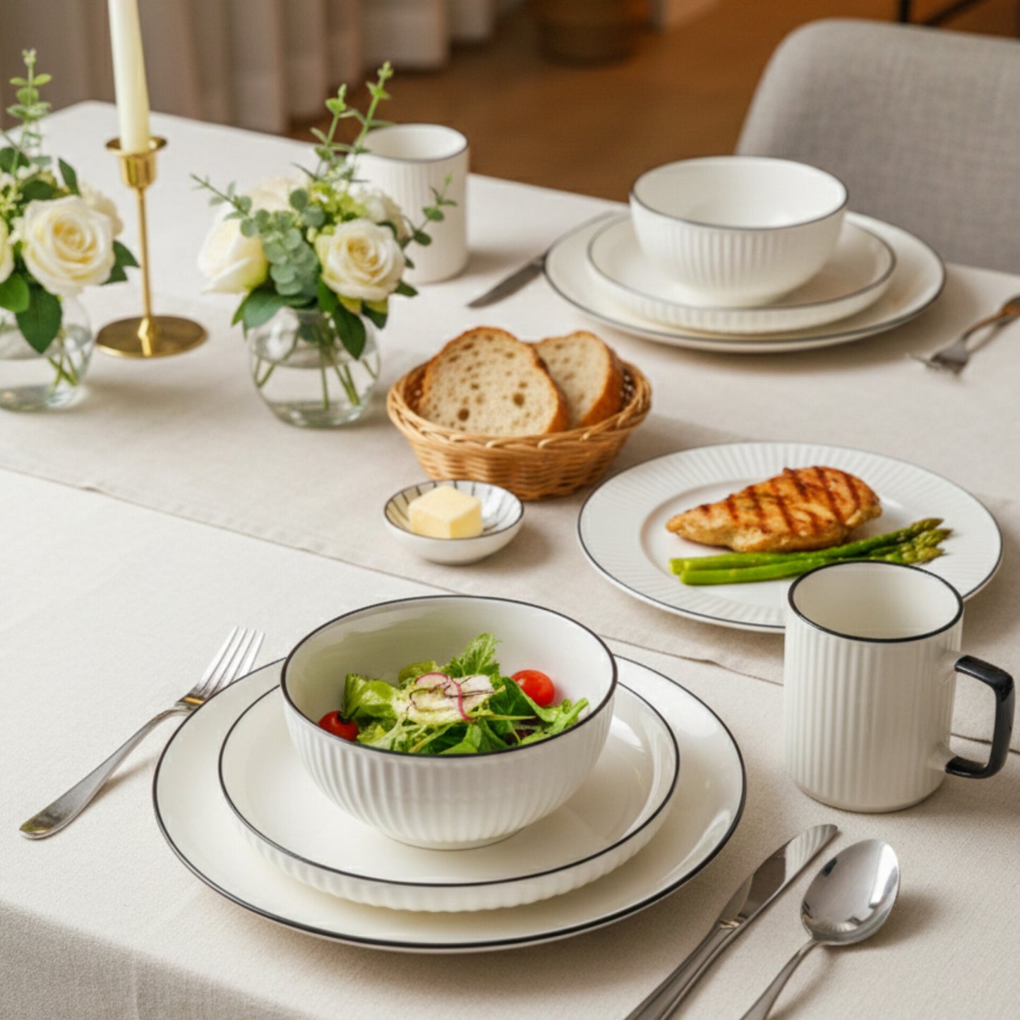 24pcs Ceramic Dinnerware set