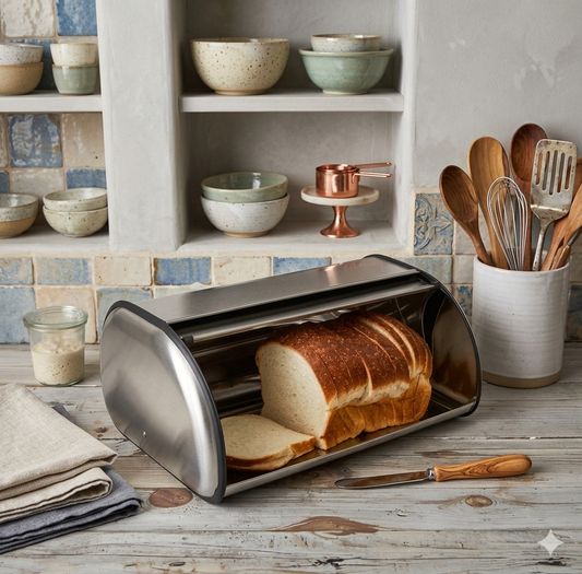 Stainless Steel Bread Bin Gha