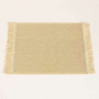 6Pcs set woven table mats