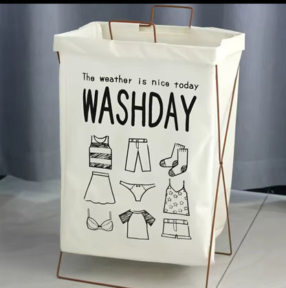Collapsible laundry basket
