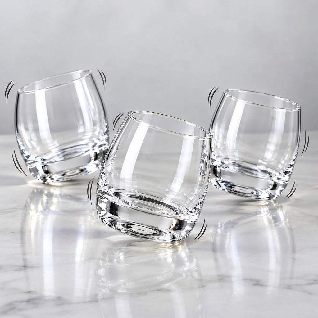 6Pcs 270ml Wobbling Glasses