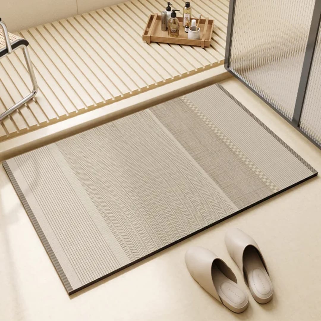 Geometric Kitchen And Door Entry Mat