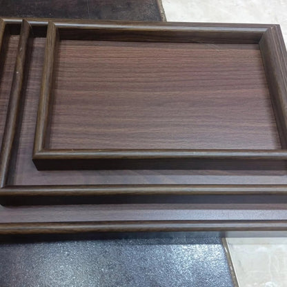3 Piece Bamboo Serving Tray Set