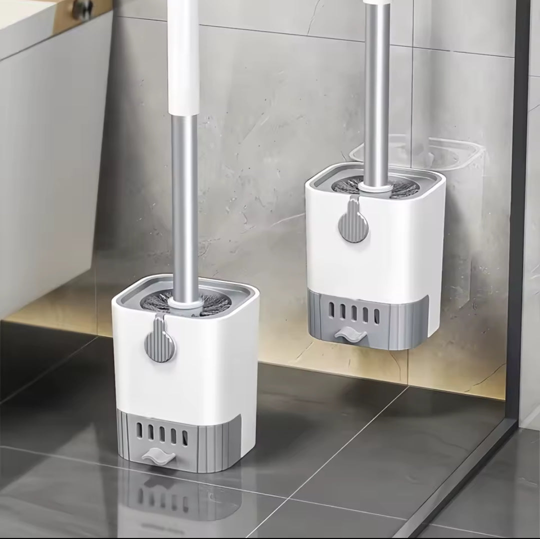 Wall mounted toilet brush