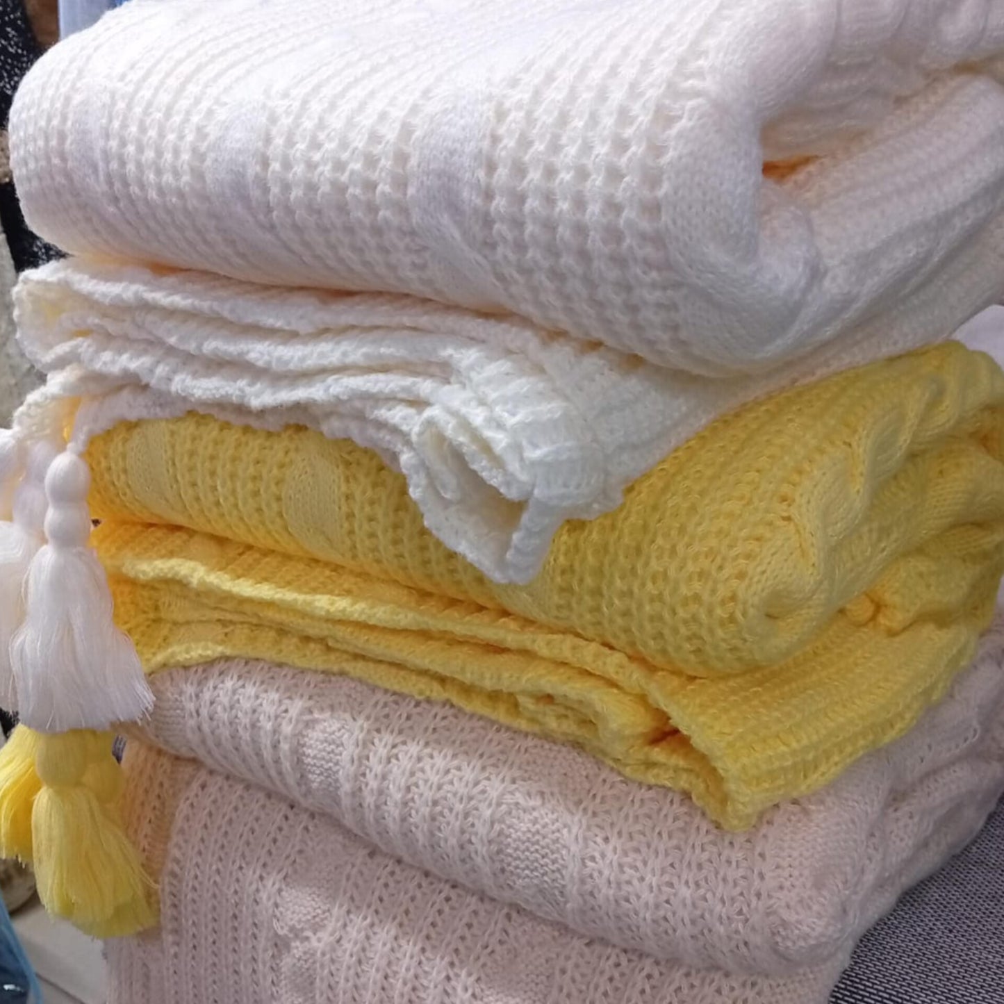 Woven Throw Blanket 130x170 cm
