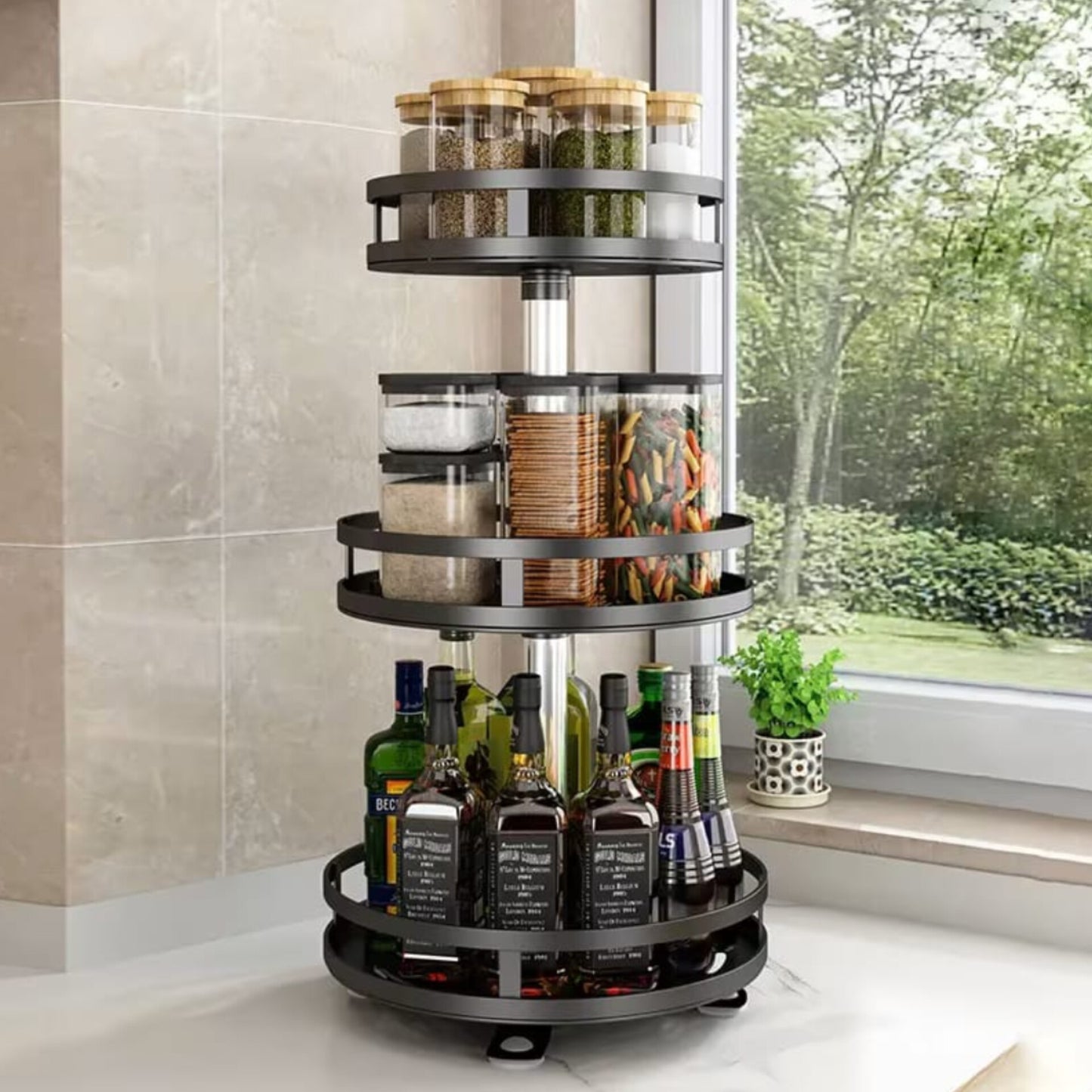 Multifunctional Kitchen Storage Rack