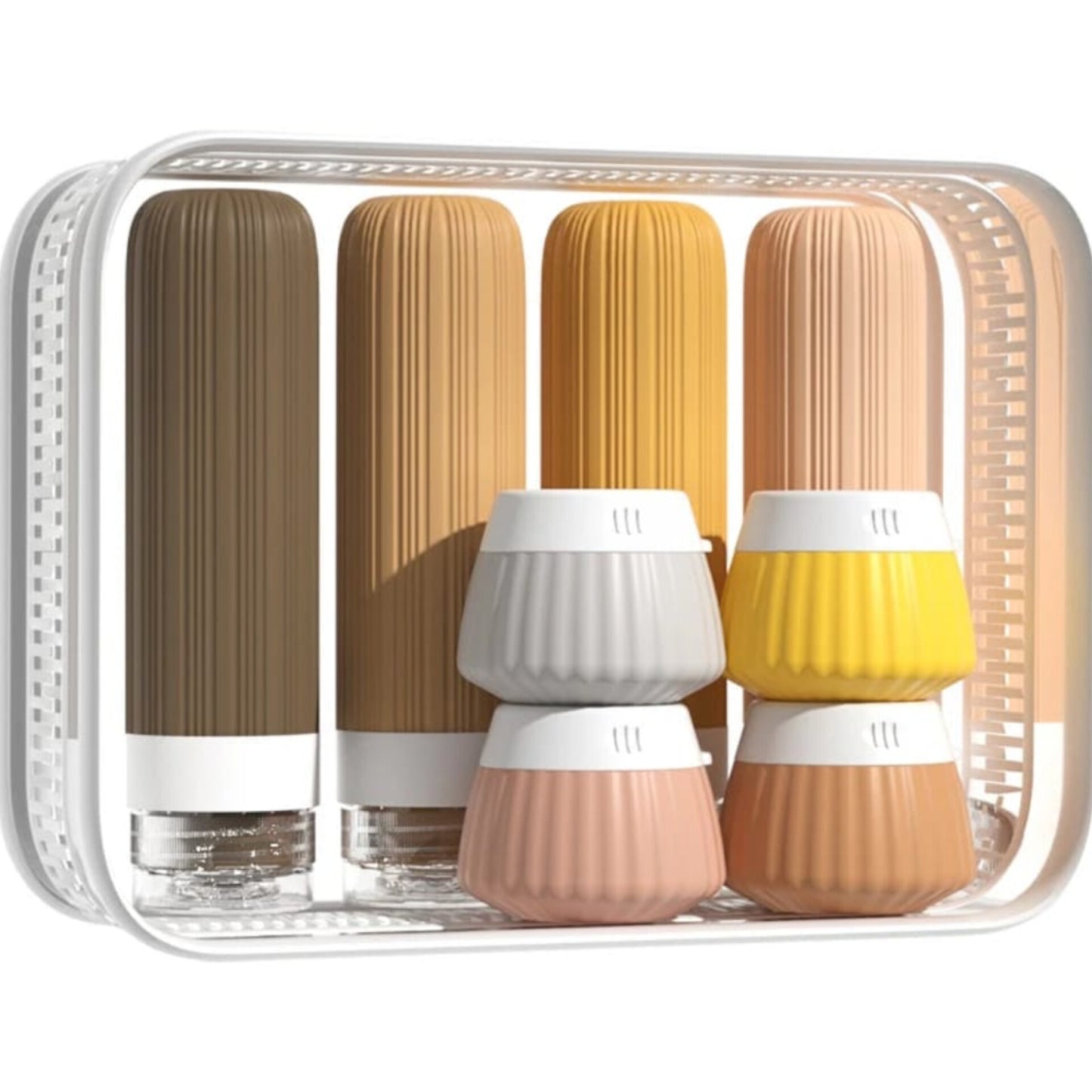 90Ml Colorful Travel Lotion And Cream Bottles Set