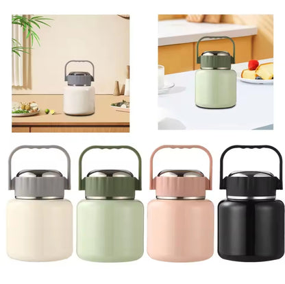 Unbreakable portable insulated thermo food flask