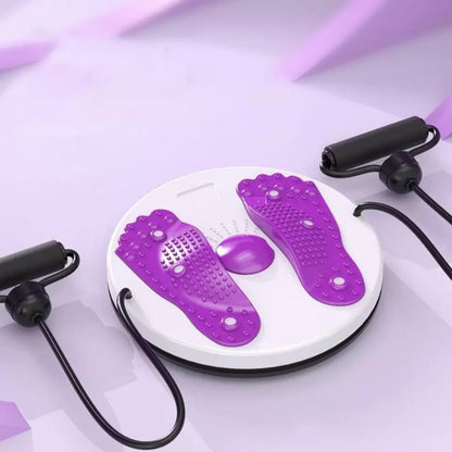 Yoga twisting disc machine