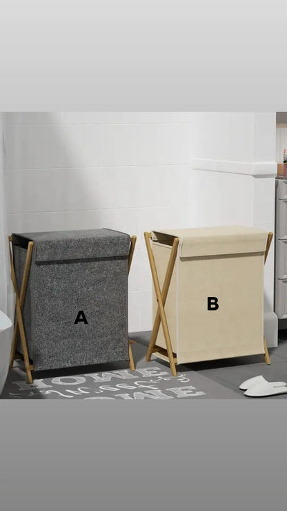 Foldable laundry hamper