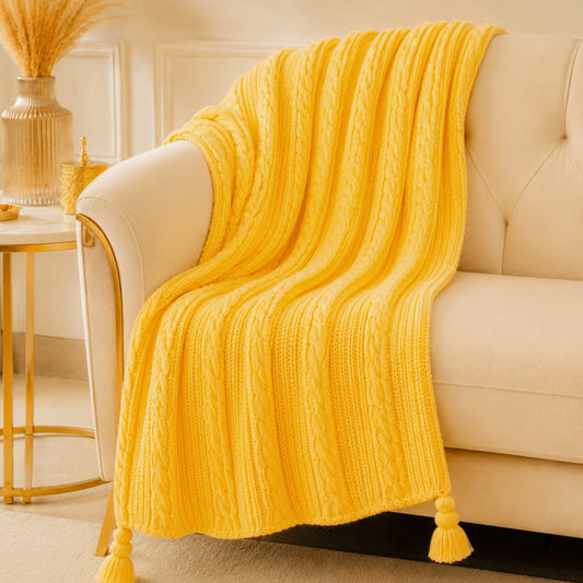 Woven Throw Blanket 130x170 cm