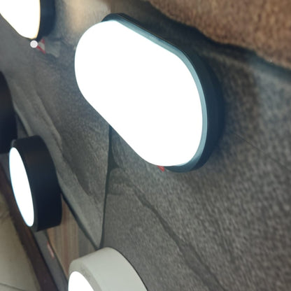 20W Black Oval LED Ceiling Light CL OV02 20 BK DL