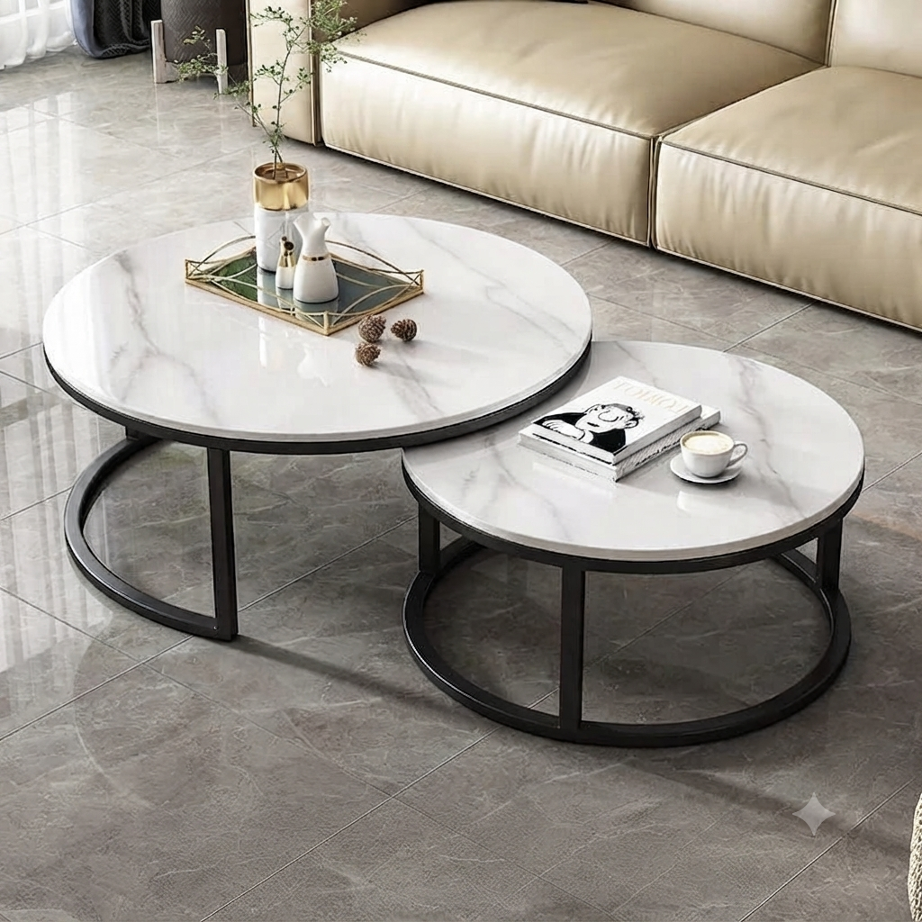 2Pc Coffee Table Set