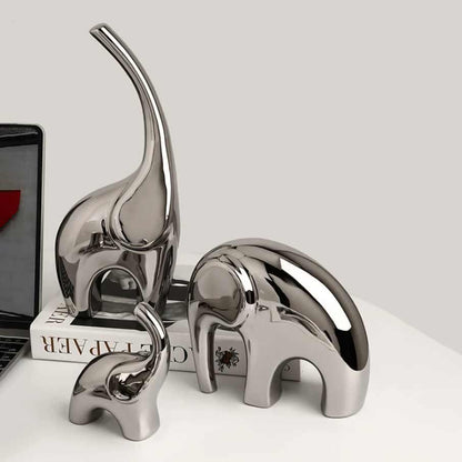3Pcs elephant home decor set