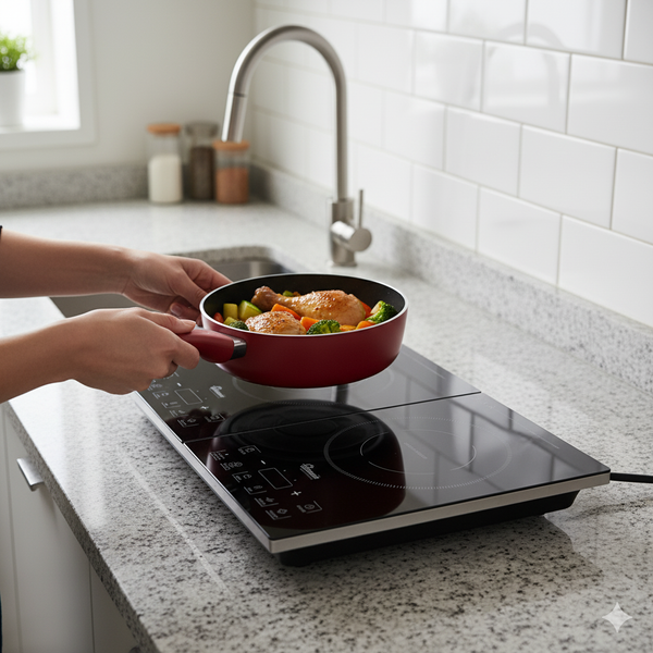 Ramtons 2 in 1  Plate Induction Cooker