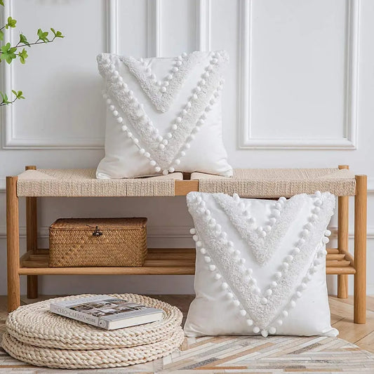 Tufted Throw Pillow Cover 1pc