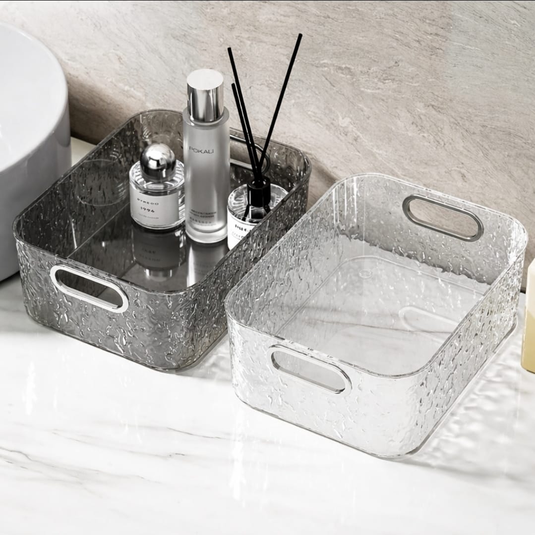 Clear Cosmetic Storage Containers 