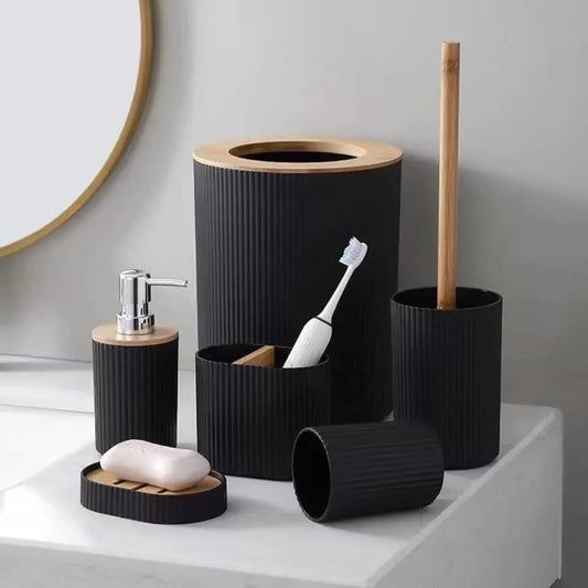 6pcs bathroom accessories set