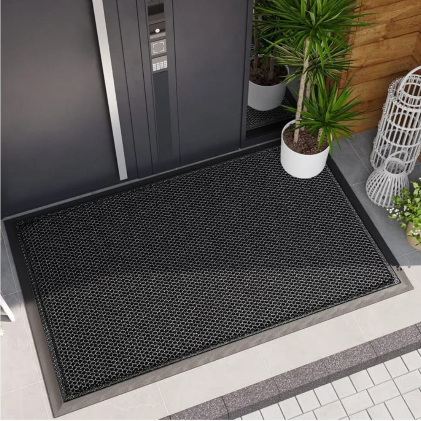NonSlip Heavy Rubber Doormat With Comfort Feet Feel