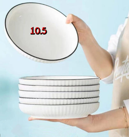 6Pc Japanese dinner plates