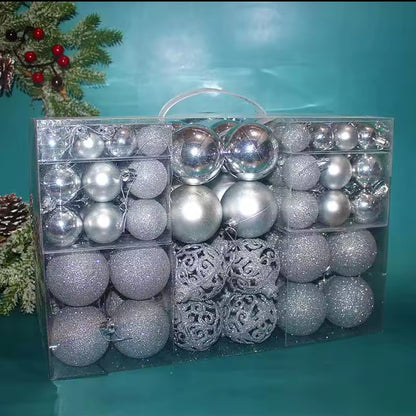 100 Christmas balls