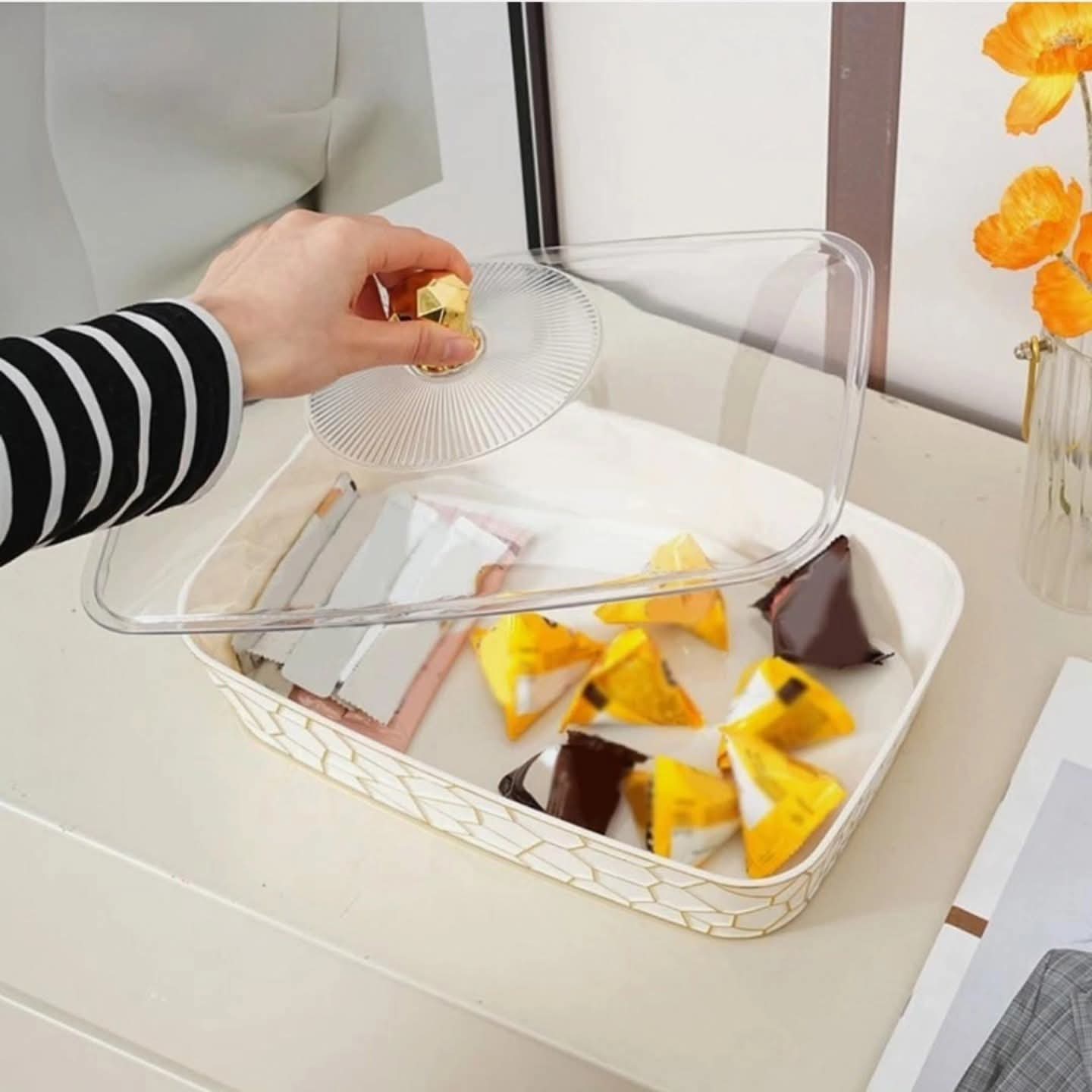 Melamine fruit serving tray