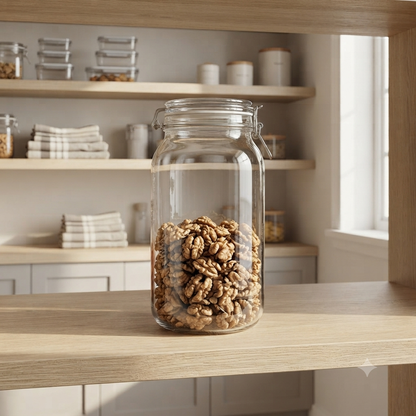 HM-BA26 BA 2L Glass Jar  with Clip Locks