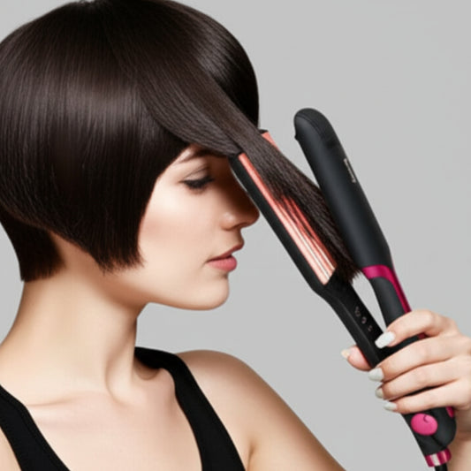 Flat iron hair straightener