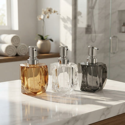 Acrylic soap dispenser