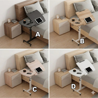 Adjustable Rotating Laptop Desk with Wheels