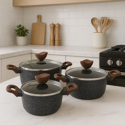 3Pc  cookware set