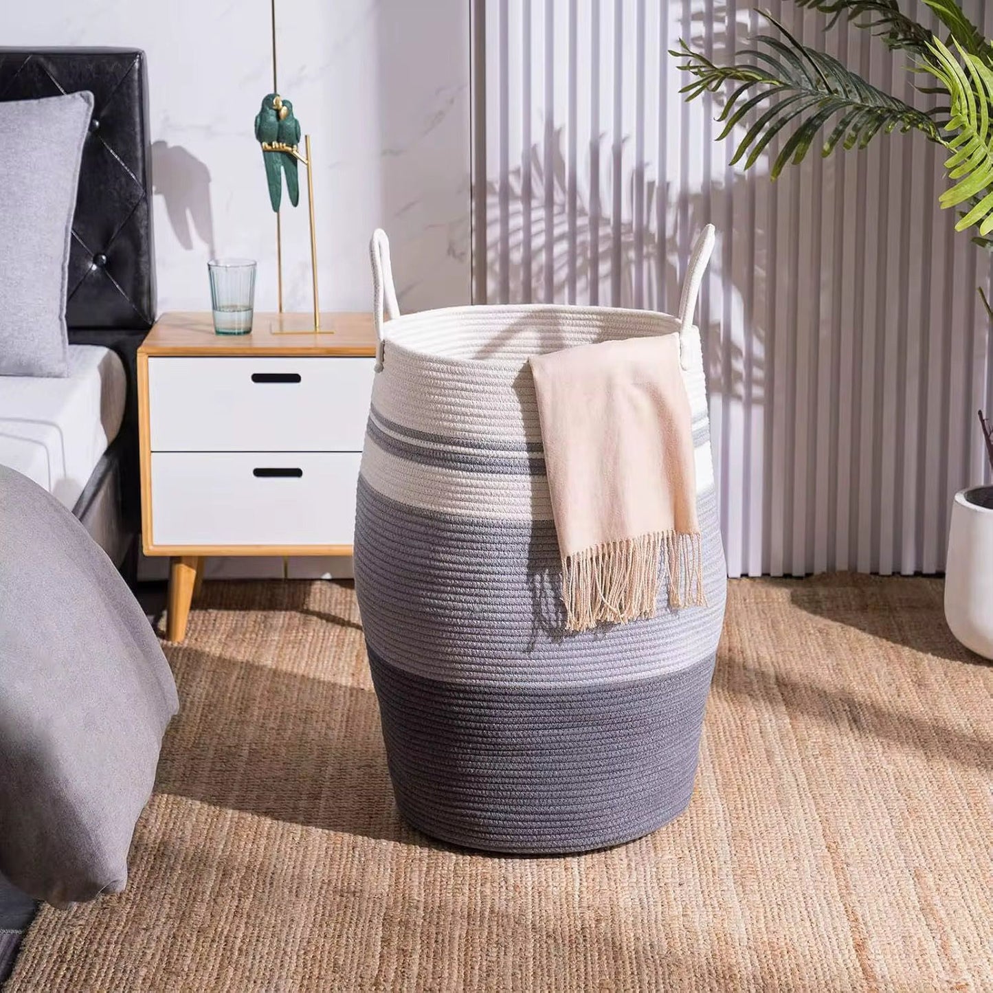Cotton rope basket