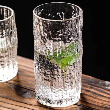 6pcs Borosilicate Patterned Glass Set 330ml