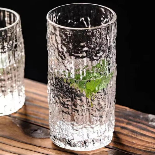 6pcs Borosilicate Patterned Glass Set 330ml