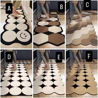 2pcs  kitchen waterproof mats