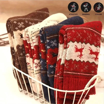 2Pairs christmas themed socks