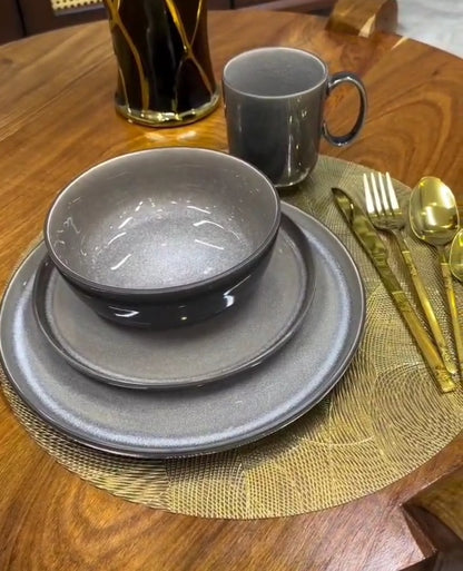 24pc ceramic dinner set