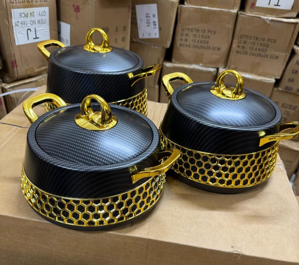 3pc Food warmers casserole hotpots