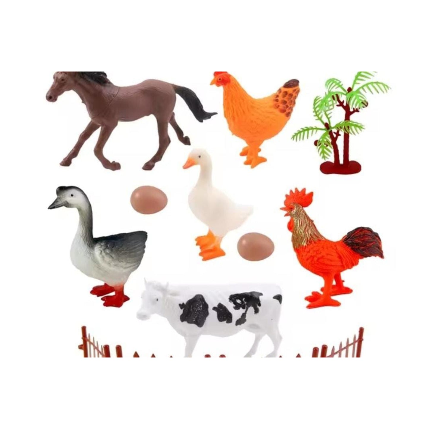 CBC Learning Farm Animals Set of 6 Animal Toy Figures |