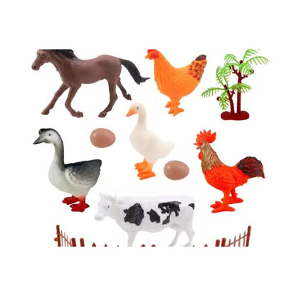 CBC Learning Farm Animals Set of 6 Animal Toy Figures |