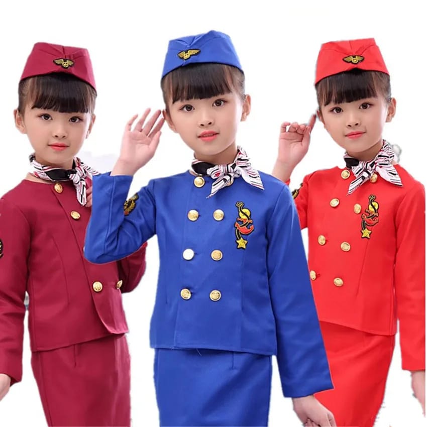 Childrens flight attendant costume