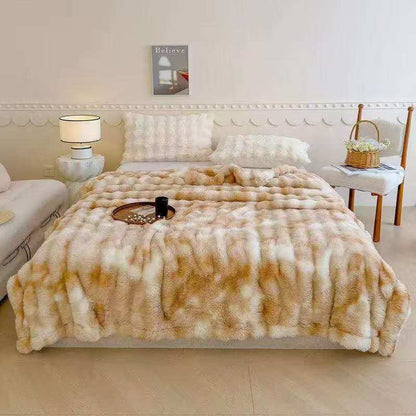 Soft Bubble Winter Throw Blanket