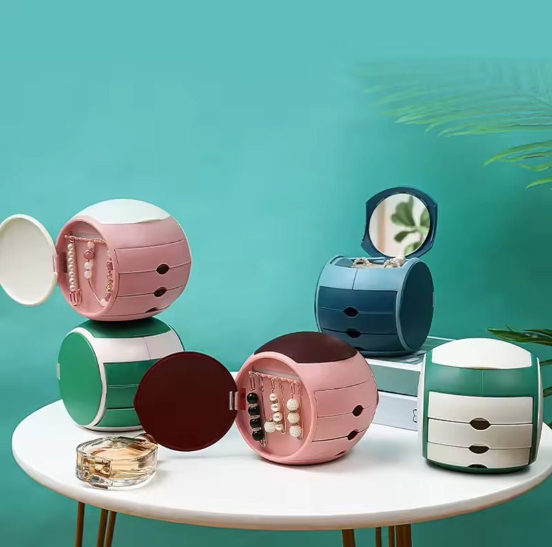 Jewelry organizer storage box