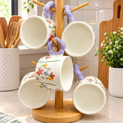 Floral Ceramic Mugs