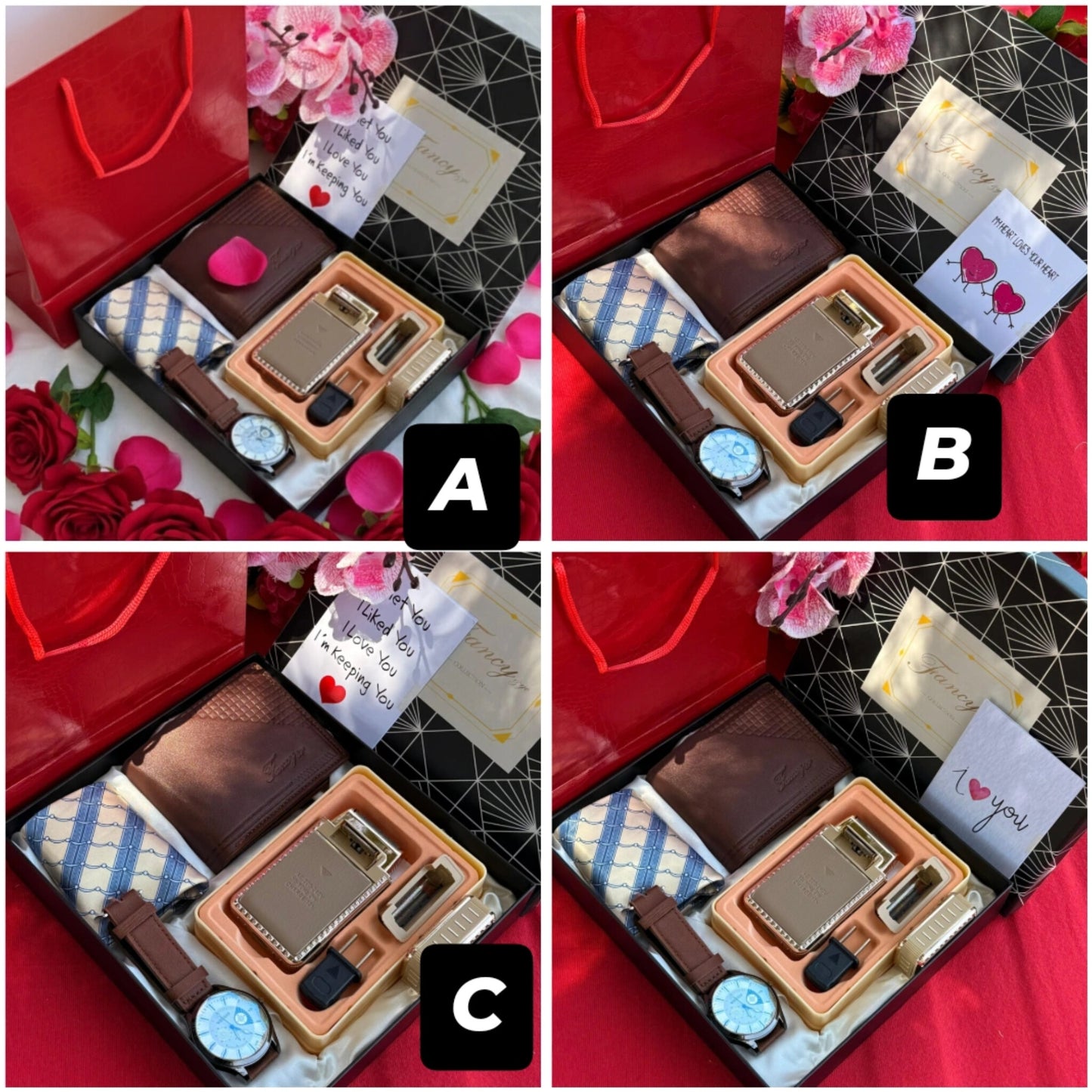Valentines Men  Accessory Gift Set