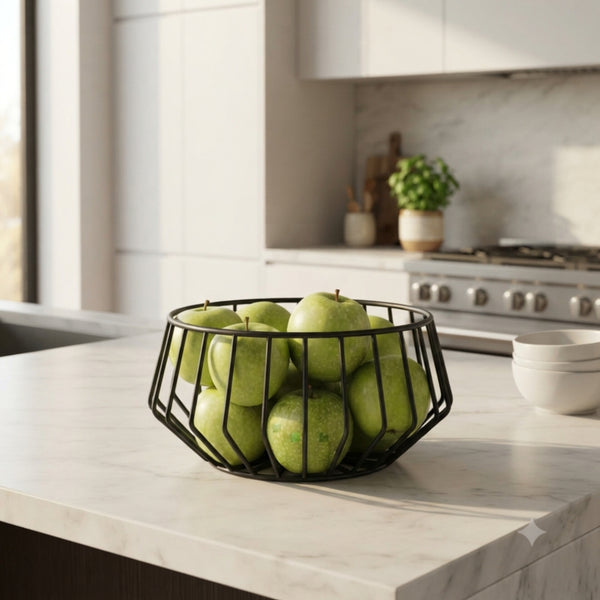 Metallic Fruit Basket