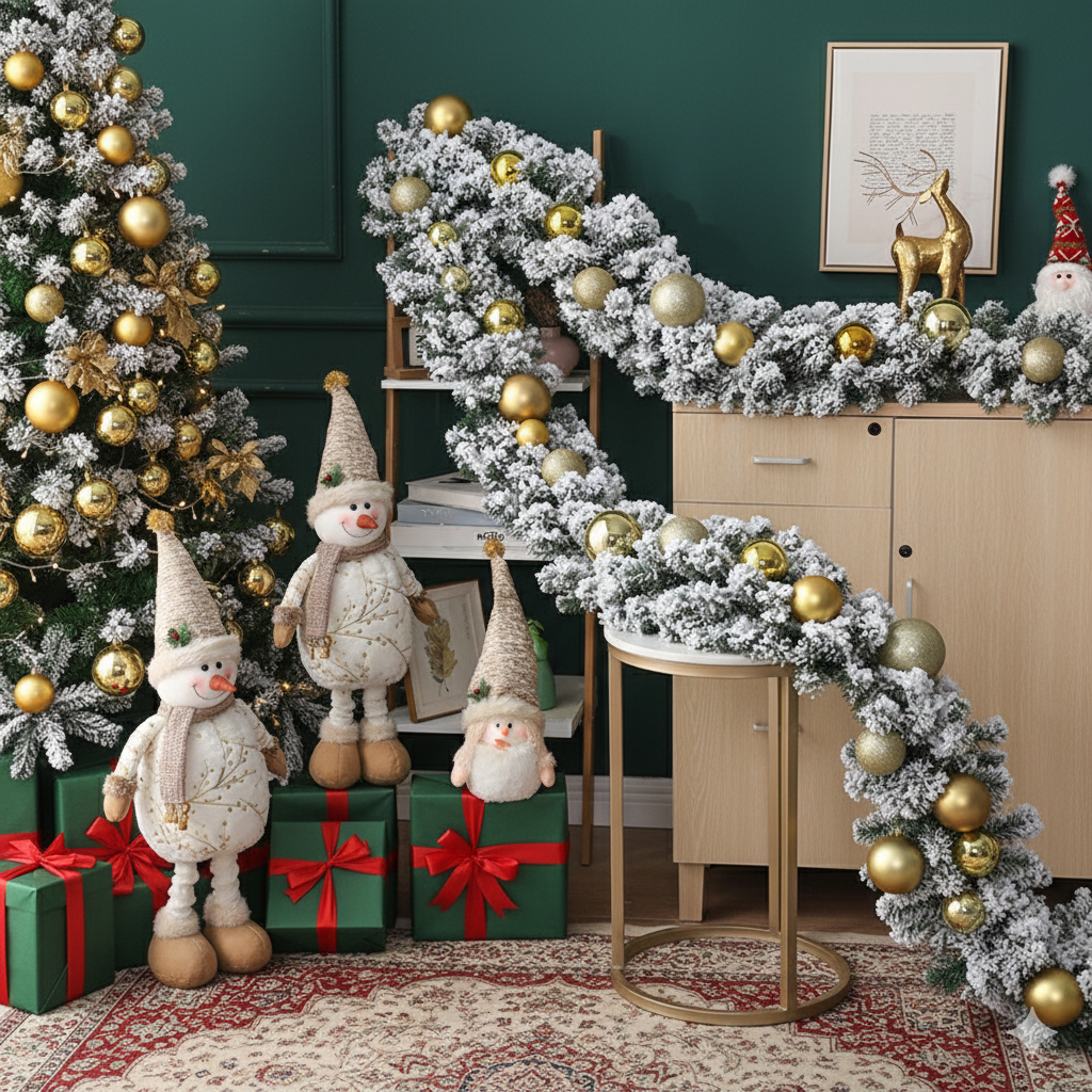 2.7M Christmas Pine Garlands