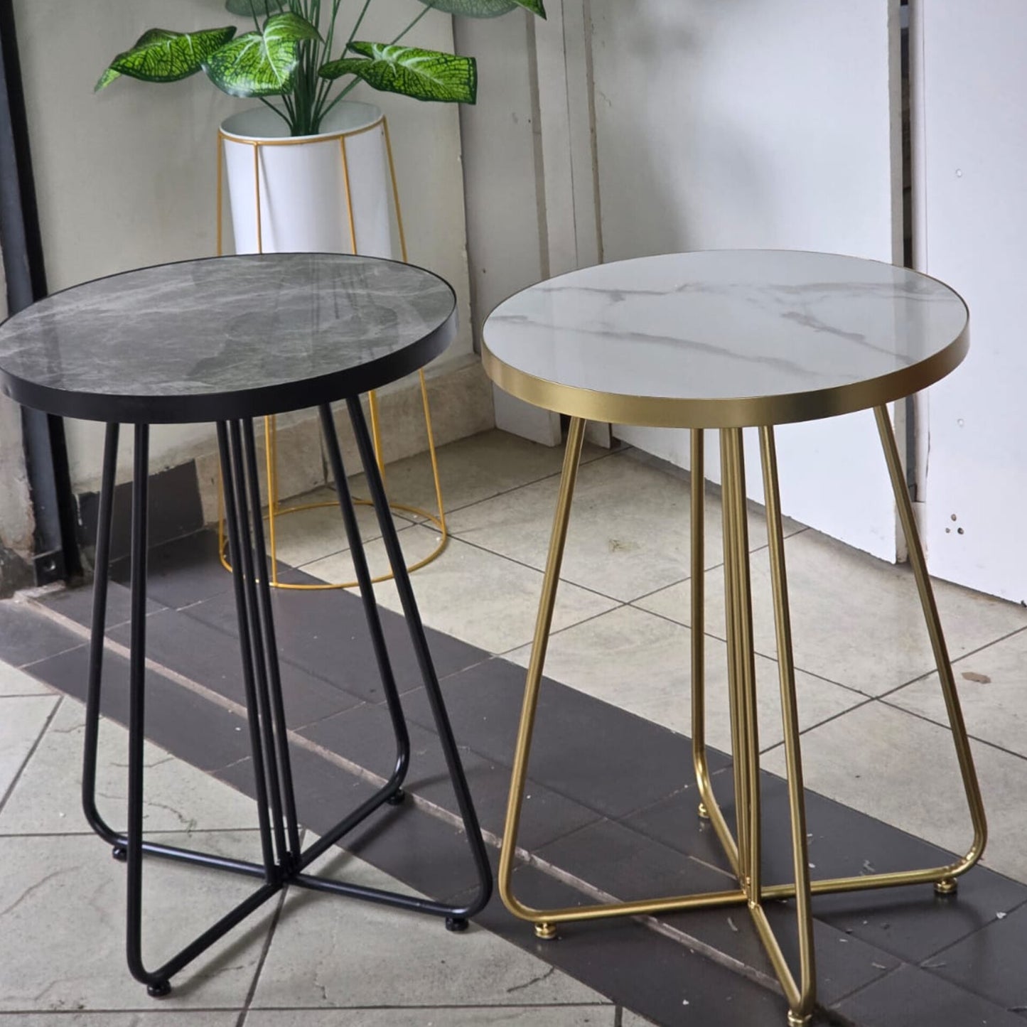 Marble  side table coffee table