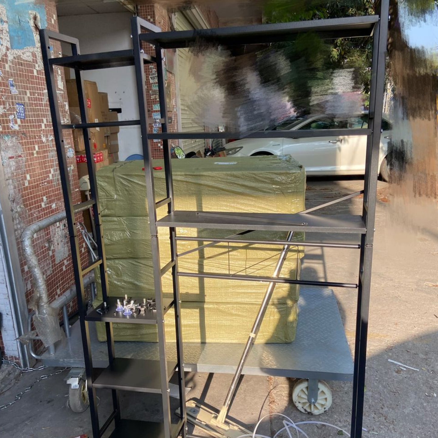 Washing machine rack
